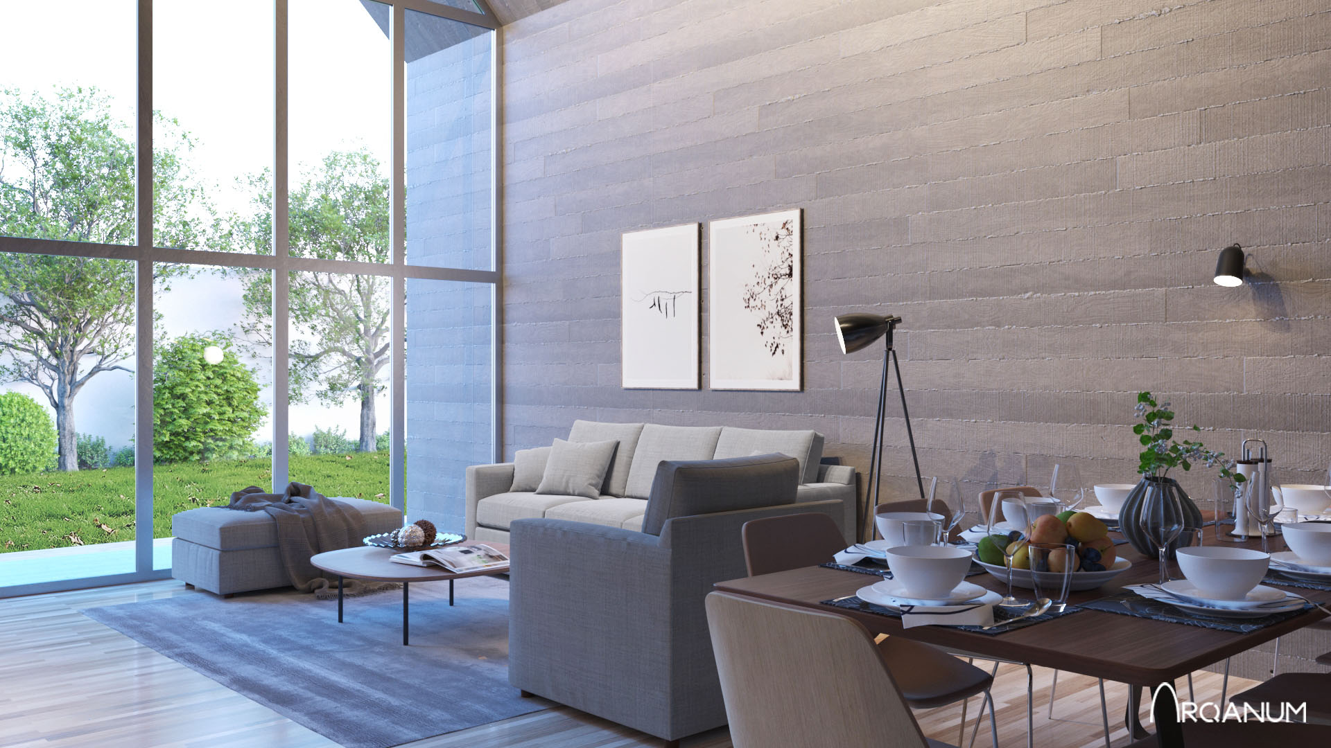House in Cartagena, living room